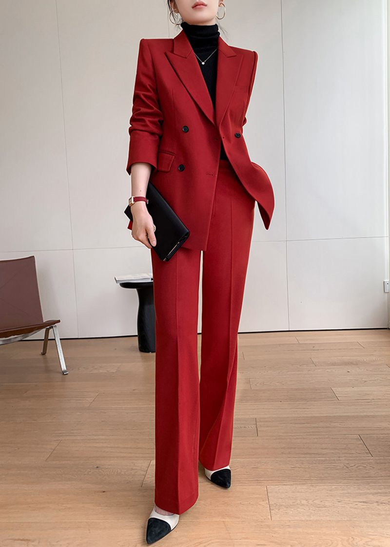 Carmen Double Breasted Blazer & Pantsuit Set