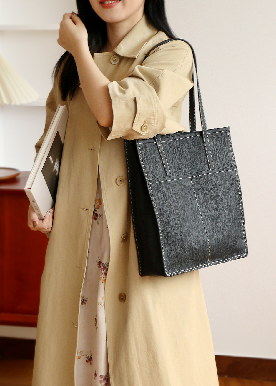 Lidia Genuine Leather Tote Bag – Vivian Seven