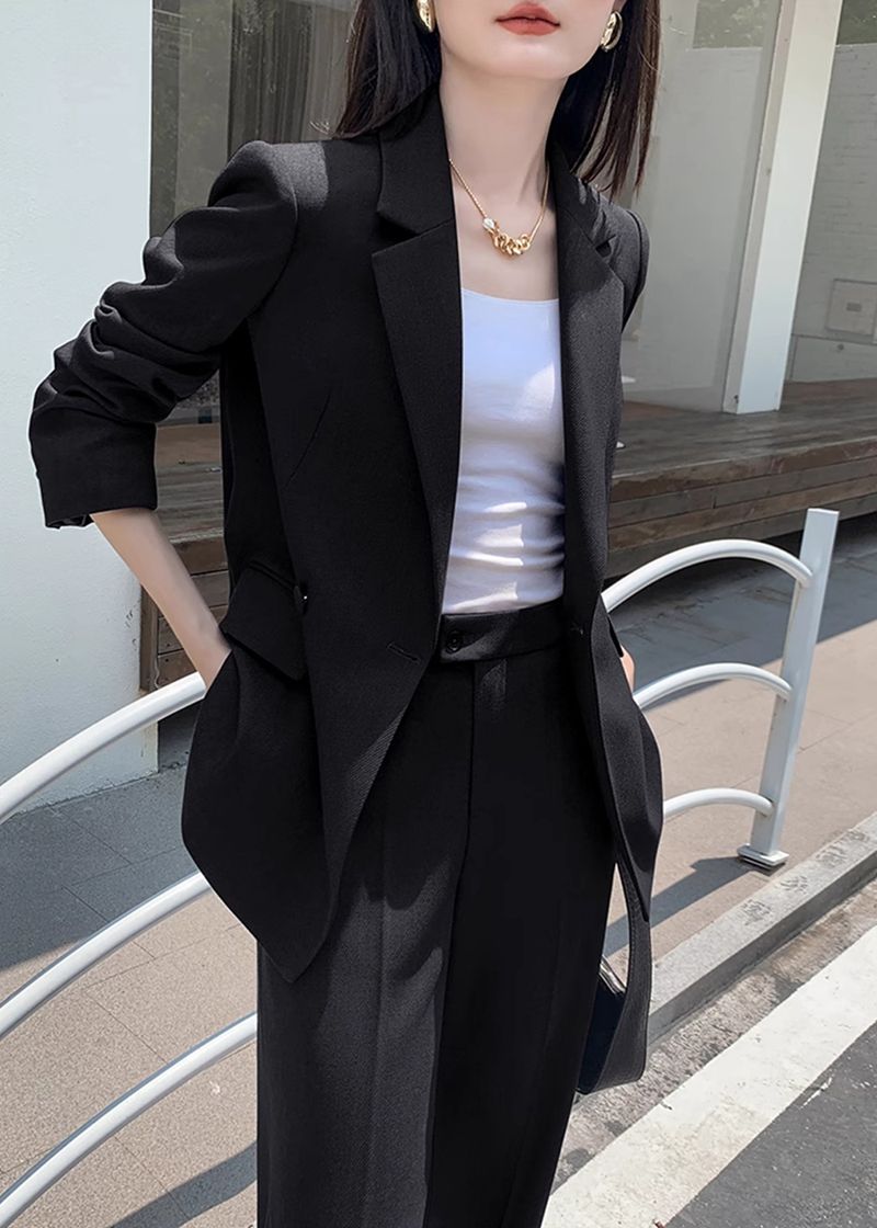 double breasted blazer pantsuit