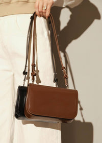 genuine leather shoulder bag