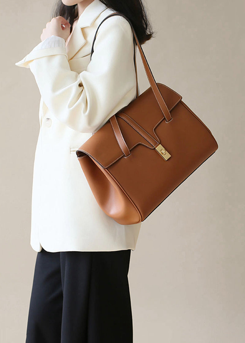 Real Leather Brown Bag