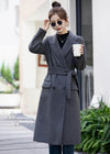 Gray wool coat