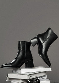 Genuine Leather Booties