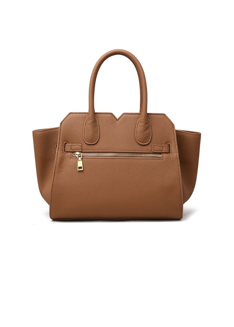 Genuine Leather Top Handle Tote Bag – Vivian Seven