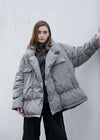 Women's Winter Notched Collar Down Puffer Coat