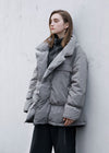 Women's Winter Notched Collar Down Puffer Coat