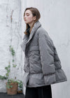 Women's Winter Notched Collar Down Puffer Coat