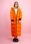 Women's Winter Fur Collar Hooded Long Down Puffer Parka