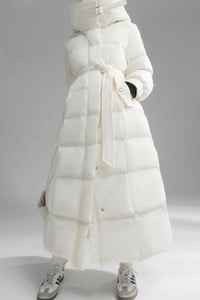 white down parka women