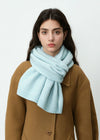 Women's Winter Cotton Blend Rib Knit Scarf