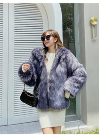 Crop Fur Coat