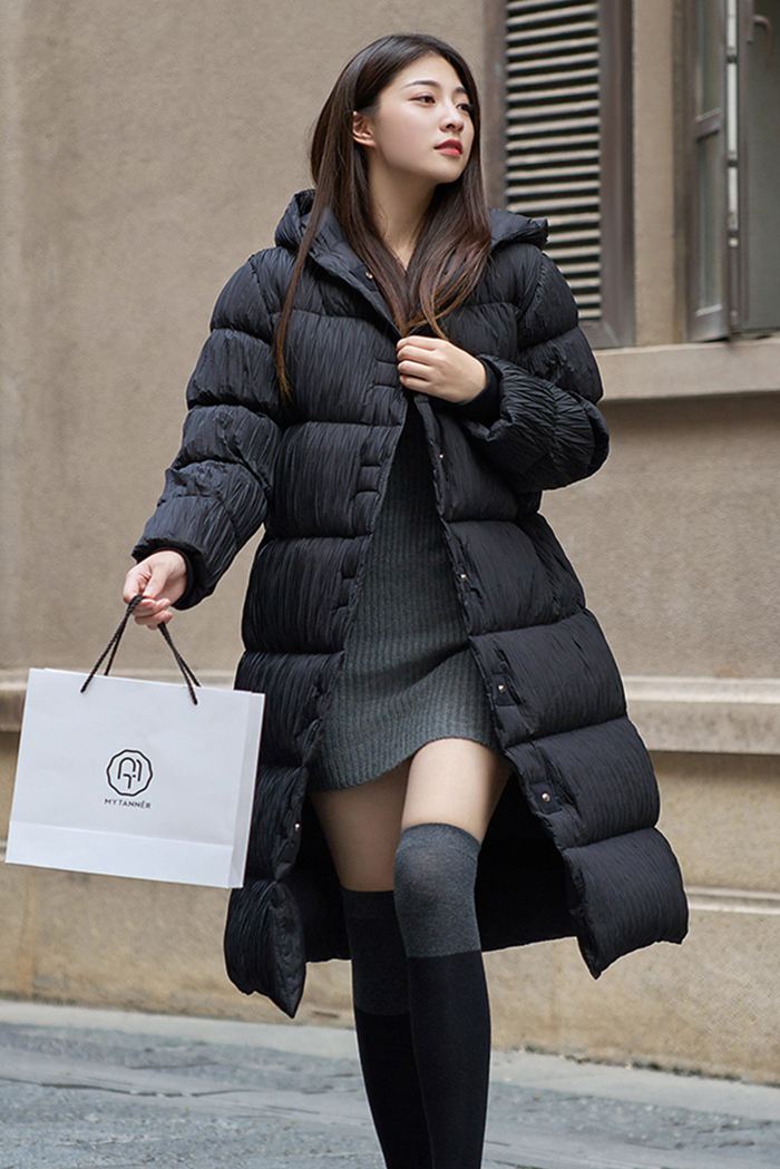 womens black winter coat