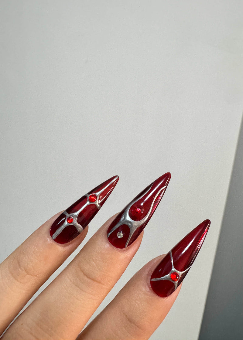 handpainted nails