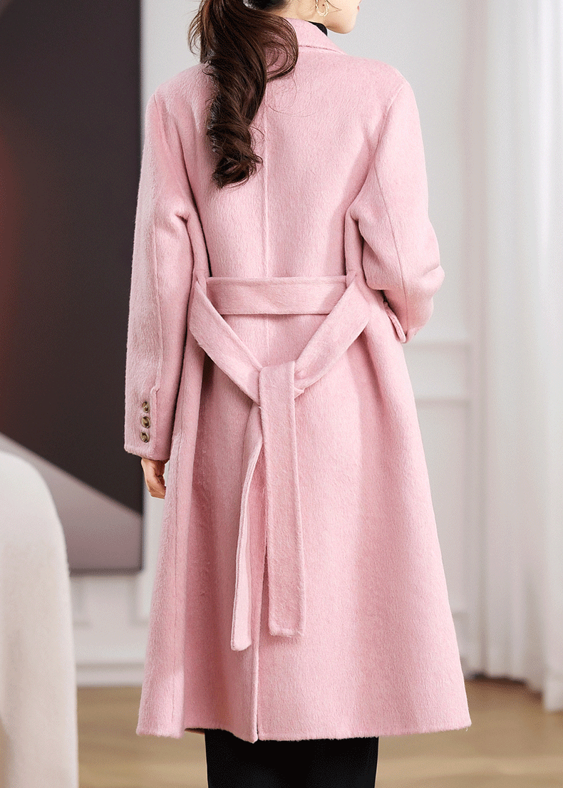Slim Fit Double Face Wool Blend Coat Vivian Seven