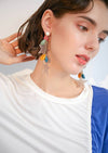 Acrylic Star Drop Statement Earrings