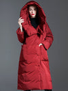 Women's Winter Big Hood Roomy Pocket Down Puffer Coat