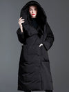 Women's Winter Big Hood Roomy Pocket Down Puffer Coat