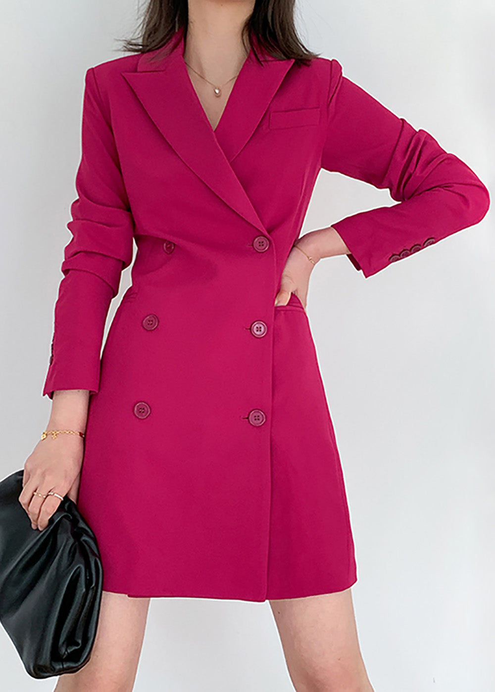 Pink Trench Dress