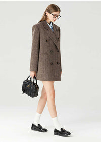 brown blazer women