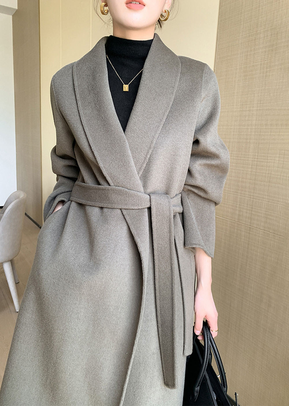 ジャケット・アウター epine volume wool tailored coat epine volume wool tailored coat epine volume wool tailored coat