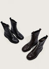 Fiona Front Zip Genuine Leather Boots