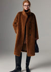 brown fur coat for women