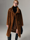 fur long coat