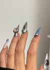  Stiletto Pointed Fake Nails