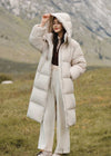 Women's Hooded Quilted Down Puffer Coat