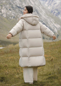 Women's Hooded Quilted Down Puffer Coat