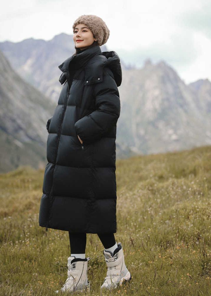 Women's Hooded Quilted Down Puffer Coat