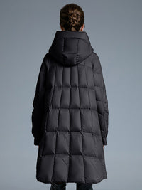 Women's Winter Hooded Flared Down Puffer Coat