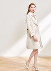 ivory trench coat