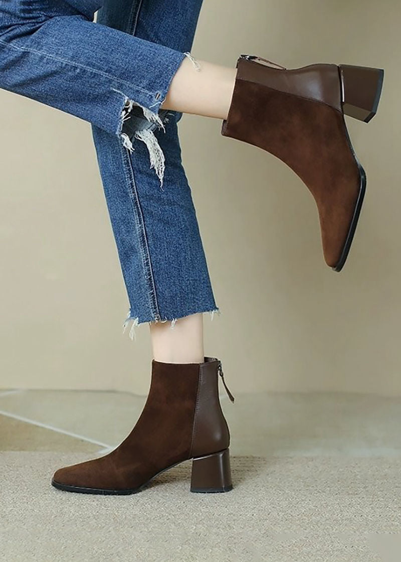 suede leather boots for women