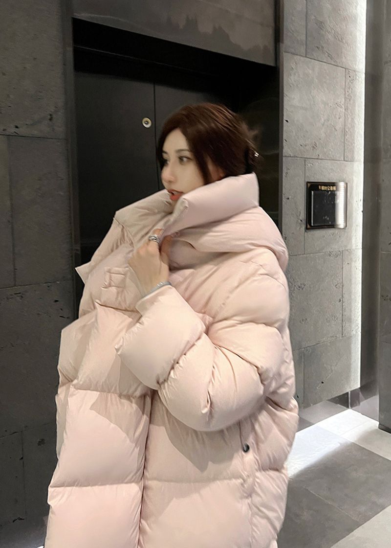 Trista Winter Oversize Hooded Long Down Puffy Coat - Vivian Seven