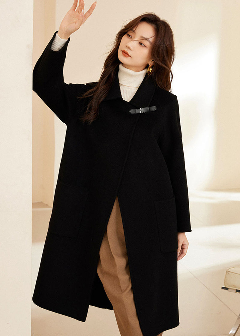 Women's Maia Spread Collar Double Face Wool Coat