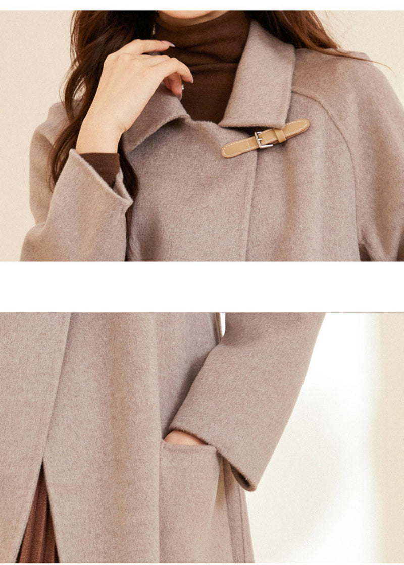 Women's Maia Spread Collar Double Face Wool Coat