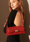 women real leather shoulder bag