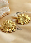 Women's Jewelry Sunflower Statement Stud Earrings