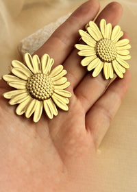 Women's Jewelry Sunflower Statement Stud Earrings