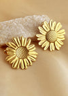 Women's Jewelry Sunflower Statement Stud Earrings