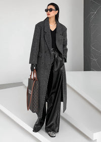 gray wool coat