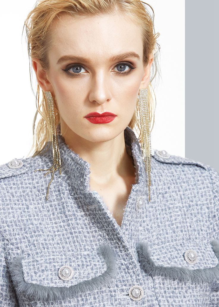 Utility Stand Collar Belted Wool Blend Coat – Vivian Seven