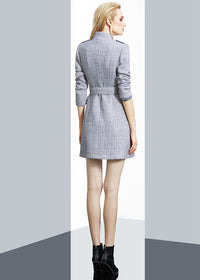 gray coat for women