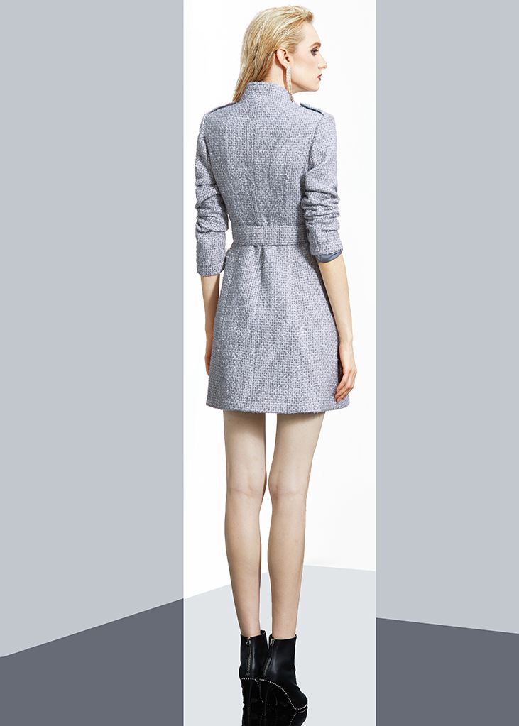 gray coat for women