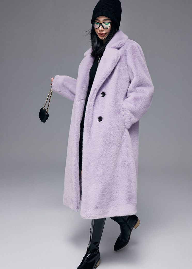 Fur coat for women