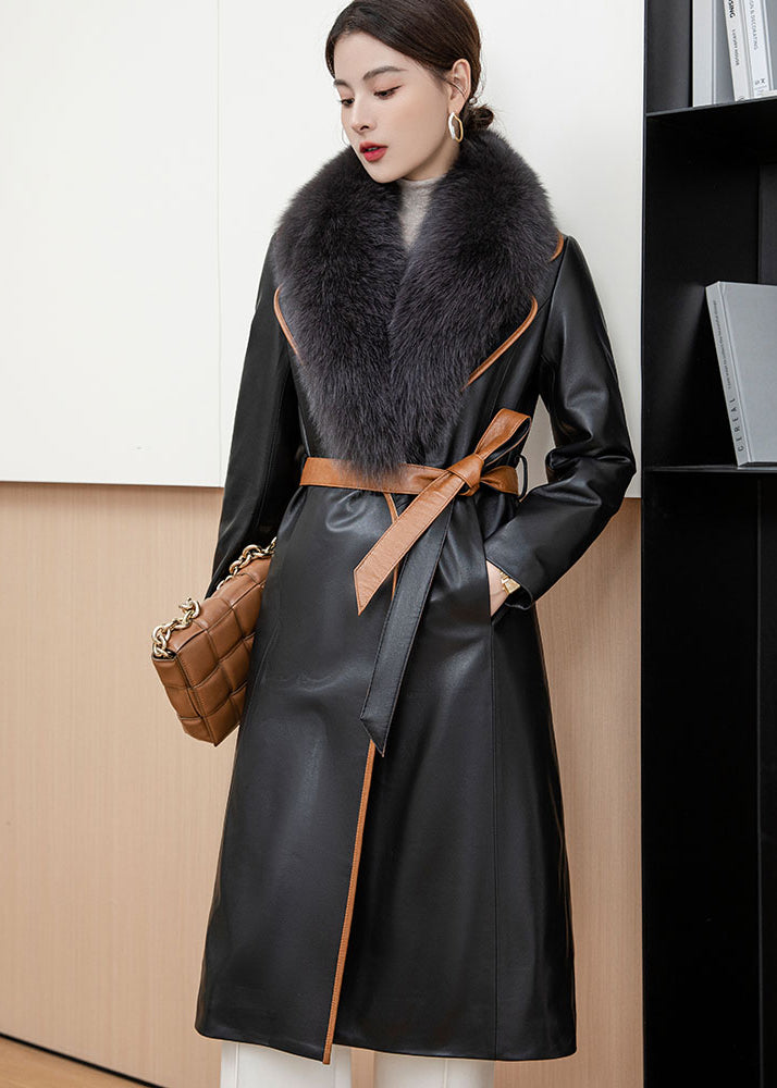 Vivian Seven Leather Coat