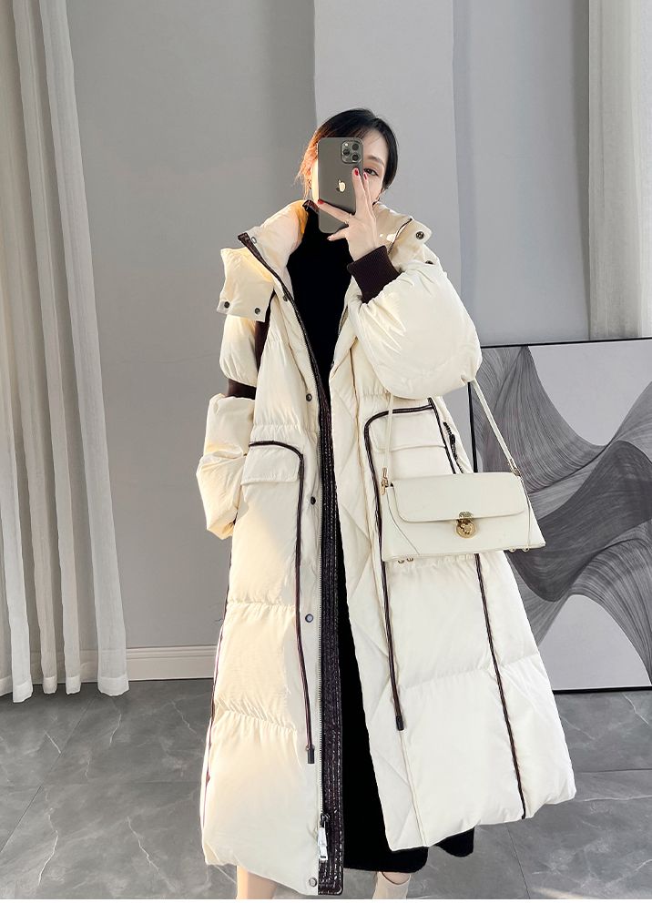 Melinda Hooded Lantern Sleeve Down Coat | Winer Outerwear – Vivian