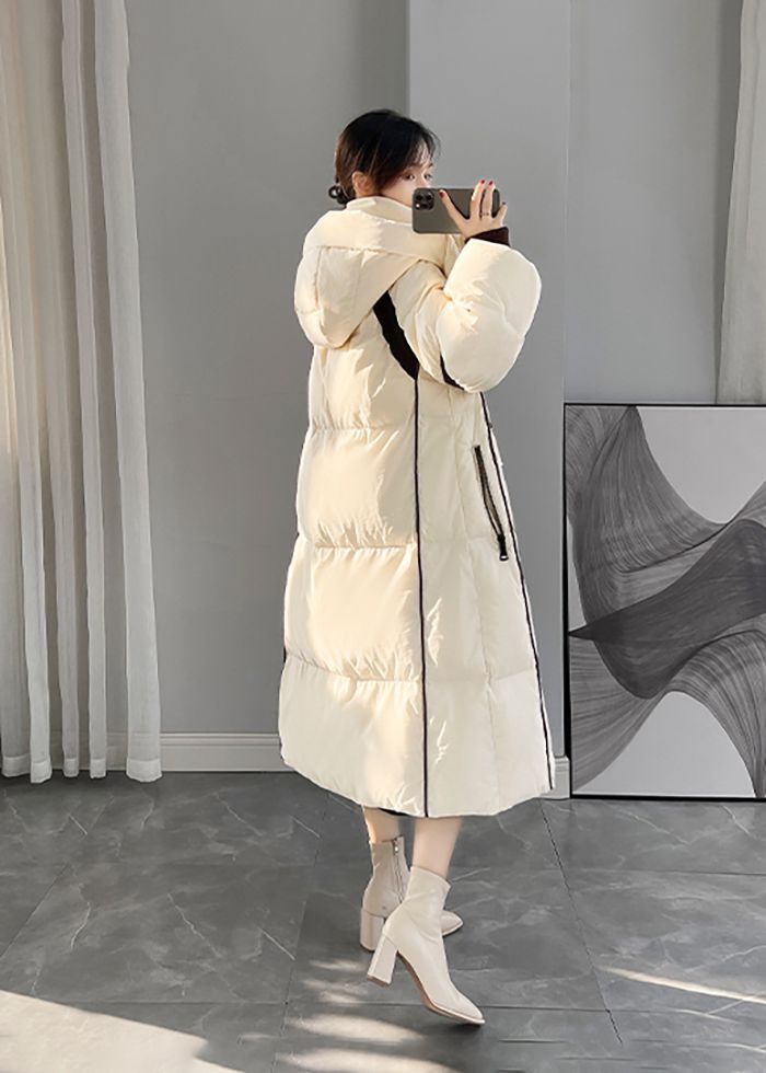 Melinda Hooded Lantern Sleeve Down Coat | Winer Outerwear – Vivian