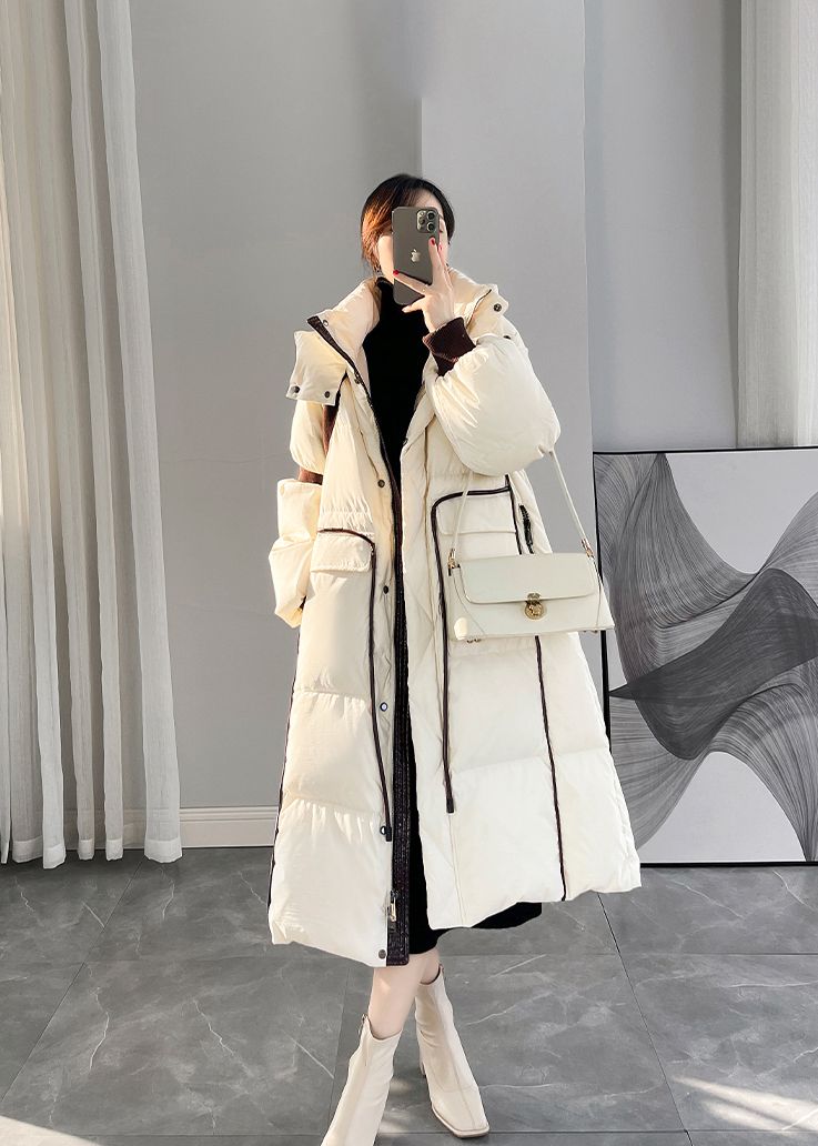 Melinda Hooded Lantern Sleeve Down Coat | Winer Outerwear – Vivian